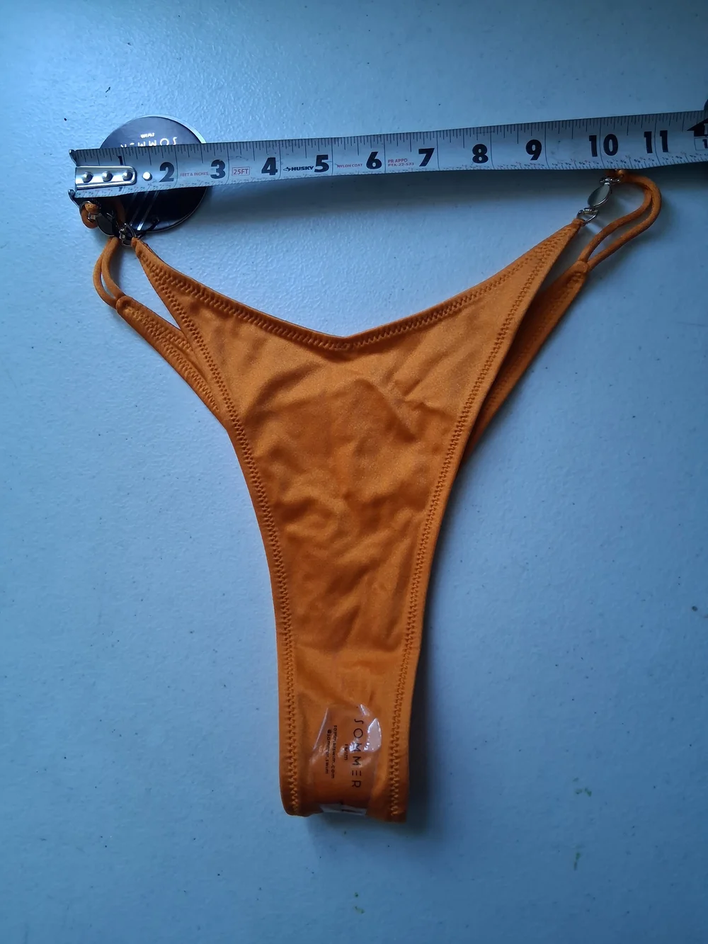Sommer High-Cut Bikini Bottoms in Rust Orange - Picture 3 of 6